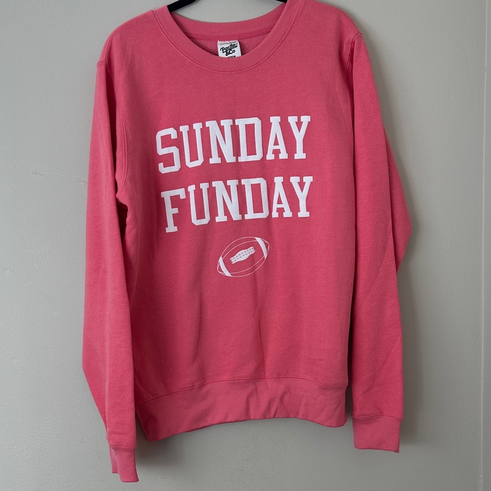 Pink 'Sunday Funday' Sweatshirt